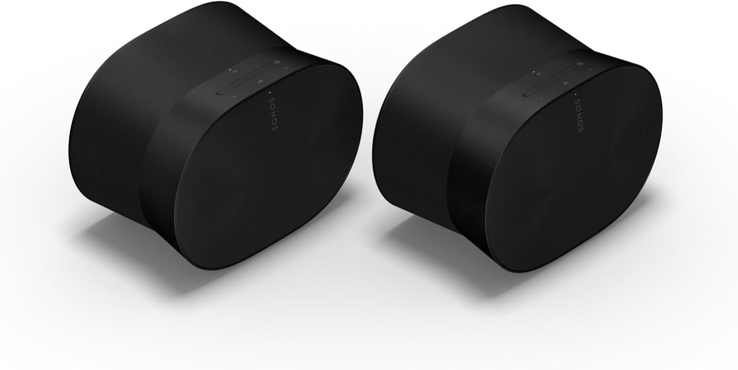 Sonos Era 300 – Black – Wireless, Alexa Enabled Smart Speaker with Dolby Atmos (Pack of 2)