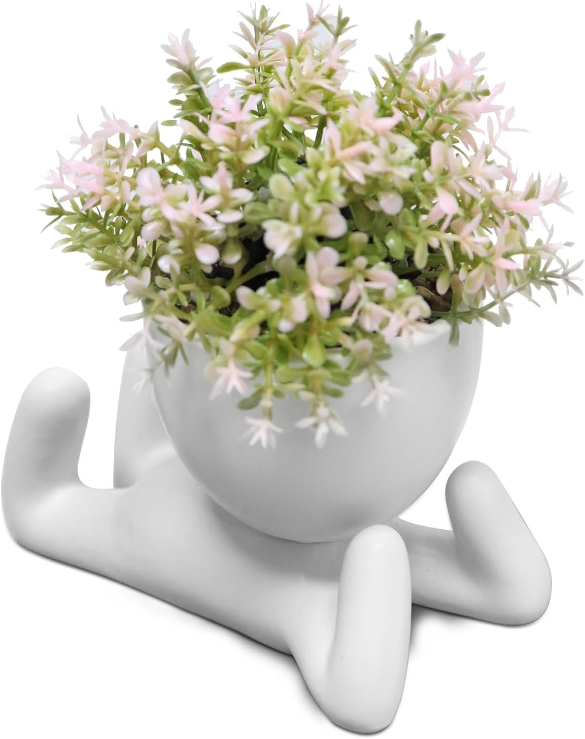 Zerzsy Desk Decorations for Women Office Small Office Desk Decor – Decorative Plants – Bathroom Shelf Decor Accent Women Cute Cubicle Accessories – Set of 1