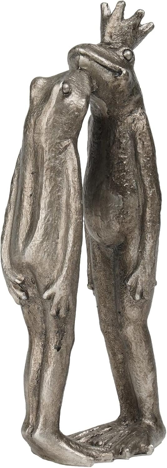 Frog Decor Garden Statue Decor Outside – Artgenius Couple Kiss Plog Statue Outside Frog Figurines for Yard Patio Lawn Decorations Couple Frogs Front Yard Decorations Outdoor 3.6″2.1″8.7″ LC Lcdecohome