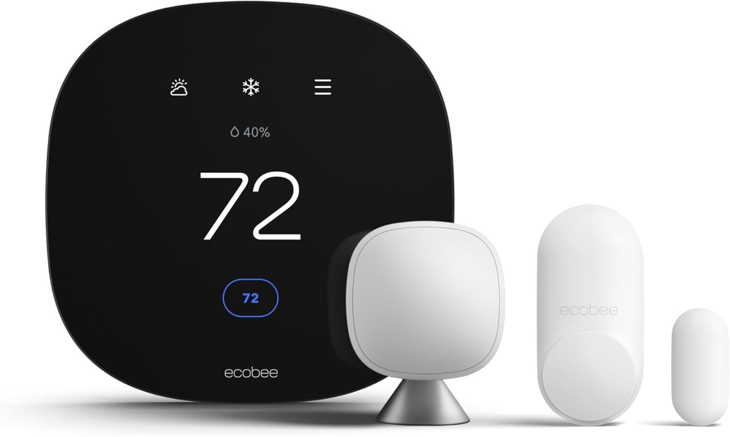 ecobee3 Lite Smart Thermostat with Whole Home Sensors Bundle