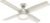 Hunter 52 inch Outdoor or Indoor Ceiling Fan with LED Light and Remote Control – Modern Ceiling Fan, Standard Mount, 4 Blades, For Patio, Porch, Garage, or Living Room – Dempsey 59450, Matte Nickel