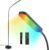 Floor Lamps, RGB Color Changing Dimmer Bright LED Floor Lamp with Stepless Adjustable 3000K-6000K, Smart Remote Control Modern Standing Floor Lamp for Bedroom, Reading, Gaming Room
