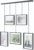 Umbra Exhibit Picture Frame Gallery Set, Adjustable Wall Collage Displays Five Photos (Two 4×6 and Three 5×7), Set of 5, Black