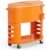 VINGLI Patio Cooler, Rolling Ice Chest on Wheels, Portable Patio Party Bar Drink Cooler Cart, with Shelf, Beverage Pool with Bottle Opener,Water Pipe