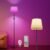 Dimmable Floor Lamp, 1200 Lumens RGBCW Color Change Bulb Included, Standing Lamp with Linen Shade, 62″ Tall Lamp with Remote for Living Room, Bedroom, Office, Dining Room, Kitchen, Black
