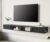 WAMPAT 70 inch Floating TV Shelf for TVs Up to 75 inch, Floating TV Stand with Storage Under TV for Living Room, Entertainment Center for Wall, Black