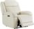 Watson & Whitely Genuine Leather Power Recliner Chairs for Adults, Wall Hugger RV Recliner with Power Headrest & Charging Ports, Electric Recliner Sofa Chair for Living Room, Cream