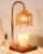 Flower Candle Warmer Lamp with Timer & Dimmer, Adjustable Height Candle Warmer, Gifts for Women Mom Birthday Christmas, House Warming New Home Bedroom Decor, Wax Warmer with 2 Bulbs for Jar Candles