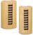 2 Pcs Mason Jar Lid Organizer, 2 Size Bamboo Mason Jar Lids Storage, Vertical Masons Jars Lid Storage, Bamboo Cup Lids Organizer, Stackable Steady for Kitchen Countertop Cupboard