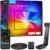Govee TV Backlight 3 Lite with Fish-Eye Correction Function Sync to 40-50 Inch TVs, 7.8ft RGBICW Wi-Fi LED Strip Lights with Camera, 4 Colors in 1 Lamp Bead, Voice and APP Control, Adapter