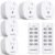 Remote Control Outlet Wireless Light Switch for Household Appliances, Expandable Remote Light Switch Kit, Up to 100 ft Range, FCC Certified, ETL Listed, White (5 Outlets + 2 Remotes)