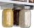 Mason Jars Organizer Rack, Canning Storage Under Pantry Hanger for All Oz, Mason Jar Storage Hanging Holder and Organization, Kitchen Cabinet Shelf Mount Accessories(2 Pcs-Regular)