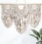 Gliterra Large Macrame Wall Hanging Handmade Boho Tapestry 43″x32″ – Wall Art Decor for Living Room, Bedroom, Wedding (beige)