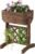 Raised Garden Bed, Standing Vertical Horticulture Planter Box for Backyard, Patio, Balcony, Planter for Flowers Herbs Vegetables for Indoor & Outdoo Decor with Trellis (Carbonized)