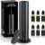 Waterless Diffuser, 1000 Sq.Ft Coverage, Essential Oil Diffuser with Tilt-Safe, Remote Control, Adjustable Mist Mode, Mood Lights Aromatherapy Diffuser for Home, Large Room, Office, Hotel, Black