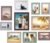 Funtopia Picture Frames, 10 Pack Picture Frames Collage Wall Decor, Gallery Wall Frame Set for Wall or Tabletop Display, Multi-size with 8×10, 5×7, 4×6 Family Photo Frames