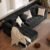 107″ Modern Boneless Couch with L – Shaped Chaise, Comfy Chenille Modular Sectional Sofa with Tufted Design, Deep Seat Upholstered Sofa Bed, No – Assembly Sectional Couch, Black