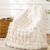 BENVWE Faux Fur Throw Blanket for Couch – Cozy Plush Fluffy Soft Thick Bubble Blanket for Living Room Home Decor – Mothers Day Birthday Gifts for Women, Cream White, 51″ x 63″