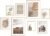 ArtbyHannah Gallery Wall Frame Set for Stairway, Neutral Wood Picture Frames Collage Wall Decor for Living Room, Entry, 8 Pack Assorted Size-11″x14″, 8″x10″, 6″x8″