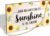 Be The Sunshine Wooden Hanging Sign Plaque, Sunflower Wall Decor Sign With Inspirational Quotes, Rustic Wood Sign Wall Art for Home Nursery Living Dining Room Farmhouse Garden Yard – A21