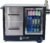 Mont Alpi Large Prep Cart Outdoor Bar Patio Kitchen Island Table Mobile Trolley Barbecue Grill Bar Prep Cart Stand with Ceramic Counter + Wine Holder with Stainless Steel Cabinets + Outdoor Fridge