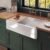 White Farmhouse Workstation Sink 33 Inch – Heavy Duty Fireclay Apron Front Kitchen Sink Undermount 33″x20″x10″, Farm House Style Deep Single Bowl for Kitchen