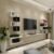 Wall Mounted Floating TV Shelf, Modern Wood Entertainment Center Stand with Storage for Living Room, Bedroom, Black/White Left White, Right Black 63″