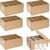 6 Pcs Canning Jar Storage Boxes, Fits 32 oz Regular or Wide Mouth Jars, 12 Cells Mason Jar Organizer