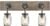 Rustic Bathroom Vanity Fixtures Farmhouse 3-Light Mason Jar Wall Sconce – Wood & Glass Bathroom Lighting Fixture for Indoor Use, Easy Installation