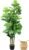 ROOMTEC Artificial Fiddle Leaf Fig Tree,6 FT Tall Artificial Tree with Woven Seagrass Plant Basket Fake Floor Plant in Pot for Home Decor Living Room Indoor Outdoor Office Bedroom Decor