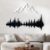 Wita Home Mountain and Forest Metal Wall Art, Wall Mounted Home Decor, Pine Trees and Nature Wall Art for Living Room, Bedroom or Office, Large Outdoor Wall Decor, Nature Christmas Decor (White Mountain-Black Forest, 40×27 inches)