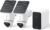 aosu T2 Ultra 4K Solar Security Cameras Wireless Outdoor, 2-Cam Kit, Smart Home Security System with TrueColor Night Vision, AI Recognition&Motion Tracking, 360°Pan&Tilt, Expandable 16TB Local Storage
