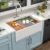 33 White Farm Sink Workstation – Fulorni 33 Inch Farmhouse Kitchen Sink Workstation Flat Apron Front White Ceramic Porcelain Fireclay Single Bowl Farmer Style Basin
