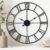 TSUENTIME 30 Inch Wall Clock Decorative, Oversized Large Black Metal Roman Numeral Silent Wall Clocks for Modern Farmhouse Living Room Decor