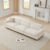 CHITA Super Large Luxury 3 Seat Sectional Modular Sofa, Down Filled Modern Sofa, Deep Seat Comfty Cloud Couch, 118 inch Width, 3 Seat Couch, Solid Wood Leg, Linen