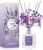 Airkeep Reed Diffuser Set,3.38 fl oz (100 ml) – Lavender Field Oil Diffusers with 8 Reed Sticks, Home Fragrance Reed Diffuser for Bathroom Shelf Decor