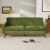Eiayeebil 77″ W Loveseat Sofa Chenille Couch for Living Room,Small Sofa Olive 2 Seater Office Couch for Small Spaces Mid Century Modern, Easy to Install,Green
