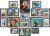 upsimples 19 Pack Picture Frames Collage Wall Decor for Mounting or Tabletop Display, Photo Gallery Frame Set for Family, Multi Sizes Including 8×10, 5×7, 4×6, Black
