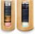 Mason Jar Lid Organizer (2pcs), Mason Jar Lid Storage Made of Bamboo, Suitable for Mason/Canning/Bamboo Lids(WIDE/REGULAR), Fit Perfectly, Stackable Steady