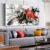 CIRABKY Large Abstract Wall Art Black and White Canvas Wall Art Living Room Art Wall Decor Bedroom Office Prints Pictures Size 24″ x 48″